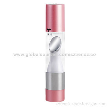 Lip moisturizing massager with ion vibration and UV LED light care
